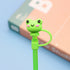 Cute Cartoon Silicone Straw Cap Dust PlugTumbler Straw Toppers for Tumblers, Dust-Proof Drinking Straw Caps for Reusable Straws Tips